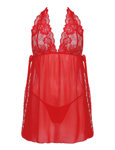 Красная сексуальная сорочка Anais BELINDA CHEMISE, Цвет: красный, Размеры: S/M, изображение 3