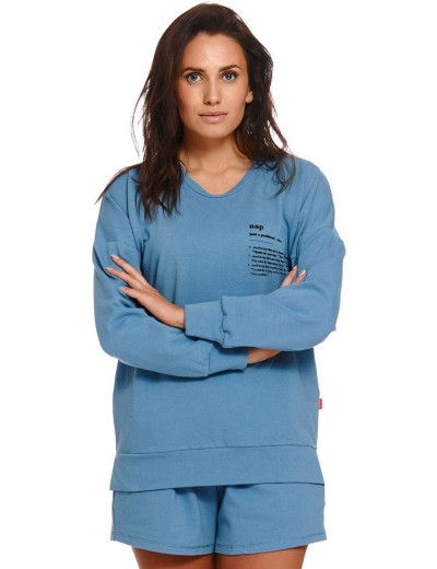 Хлопковый свитшот Doctor Nap DRS.4216 OCEAN, Цвет: голубой, Размеры: S, изображение 2