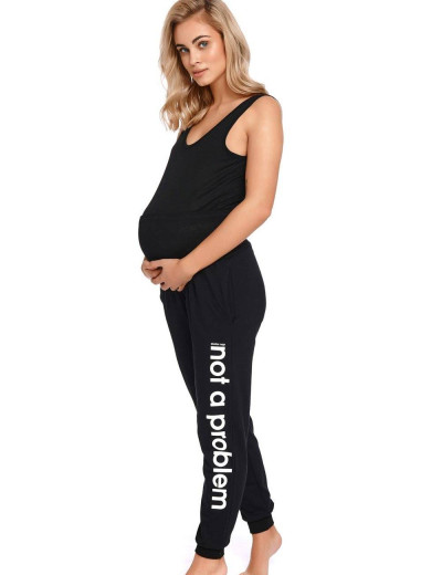 Спортивные брюки для беременных Doctor Nap SPO.4238 BLACK, Цвет: черный, Размеры: S, изображение 3