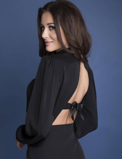 Декоративная застежка для бюстгальтера Julimex BA-19 2 крючка, Цвет: черный, Размеры: UN, изображение 2