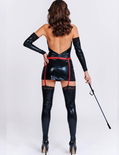 Ролевой костюм госпожи Le Frivole 05001 MISTRESS, Цвет: черный, Размеры: S/M, изображение 2