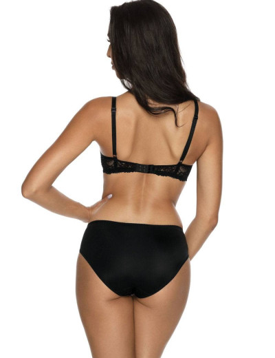 Бюстгальтер балконет пуш-ап MAT MIKO M-3232/11, Цвет: черный с бежевым, Размеры: 65B, изображение 6