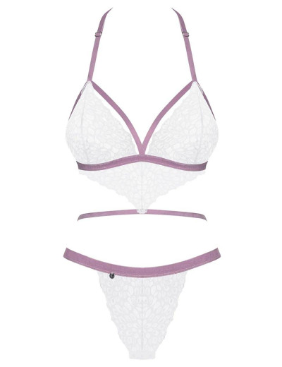 Соблазнительное боди Obsessive LILYANNE TEDDY, Цвет: белый, Размеры: L/XL, изображение 3