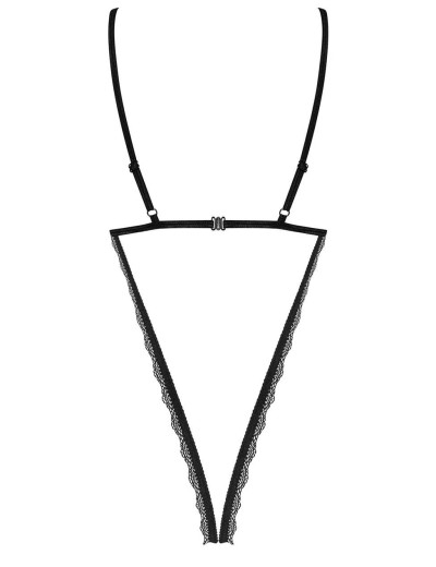 Откровенное боди-стринг Obsessive MILLAGRO TEDDY, Цвет: черный, Размеры: L/XL, изображение 4