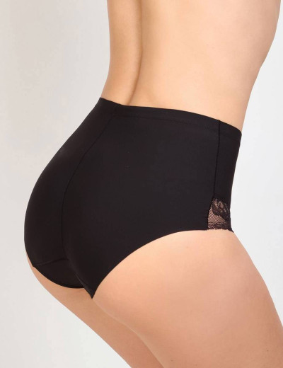 Трусы слипы высокие Orhideja 968-437 черный, Цвет: черный, Размеры: 6XL, изображение 2