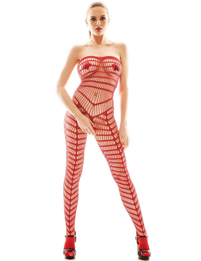 Боди-комбинезон сетка Anais ORICA RED, Цвет: красный, Размеры: S/M, изображение 2