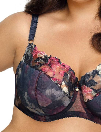 Бюстгальтер полумягкий Ava BIRD OF PARADISE 1933 PU, Цвет: темно-синий, Размеры: 65G, изображение 4