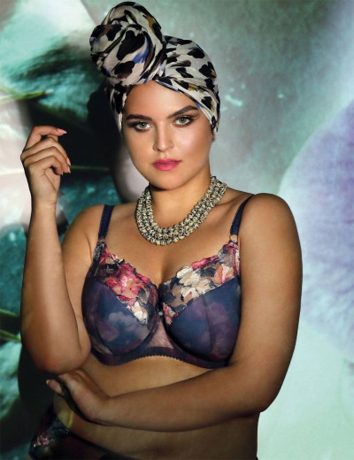 Бюстгальтер полумягкий Ava BIRD OF PARADISE 1933 PU, Цвет: темно-синий, Размеры: 65G, изображение 2