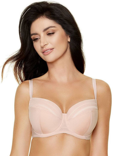 Бюстгальтер балконет Gorteks LUNA B4 U телесный, Цвет: телесный, Размеры: 100D, изображение 3