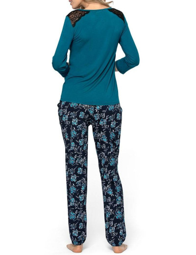 Пижамный комплект Nipplex ANGELA, Цвет: индиго, Размеры: M, изображение 2