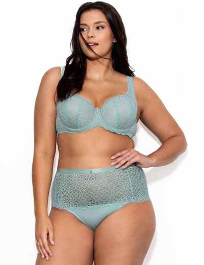 Трусы слипы высокие Nipplex GAJA CLASSIC, Цвет: бирюза, Размеры: 2XL, изображение 2