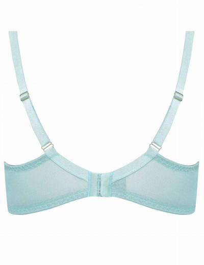 Кружевной бюстгальтер балконет Nipplex GAJA U, Цвет: бирюза, Размеры: 80D, изображение 5