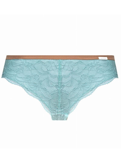 Кружевные трусы бразилиана Nipplex HELADIA BRAZYLIANY, Цвет: бирюза, Размеры: L, изображение 4