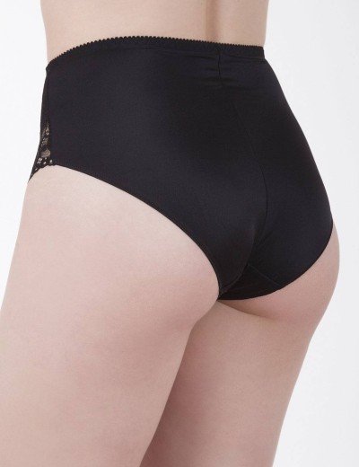 Трусы слипы высокие Novella 120 черный, Цвет: черный, Размеры: XL, изображение 2