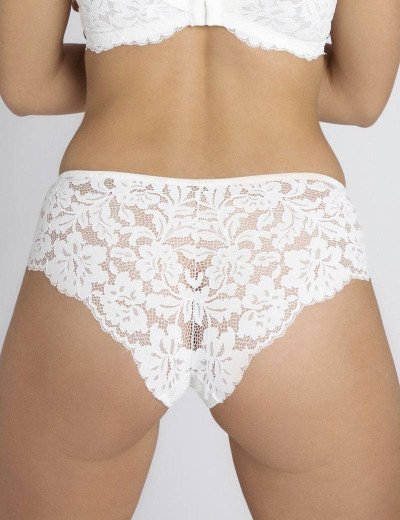 Кружевные трусы бразилиана Subtille BELLA braz молочный, Цвет: молочный, Размеры: S, изображение 2