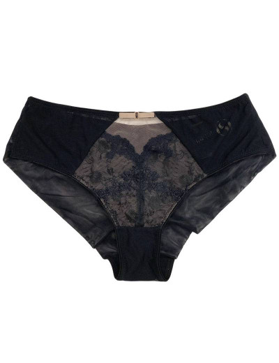 Трусы бразилиана Subtille EIR BLACK braz, Цвет: черно-бежевый, Размеры: S, изображение 6