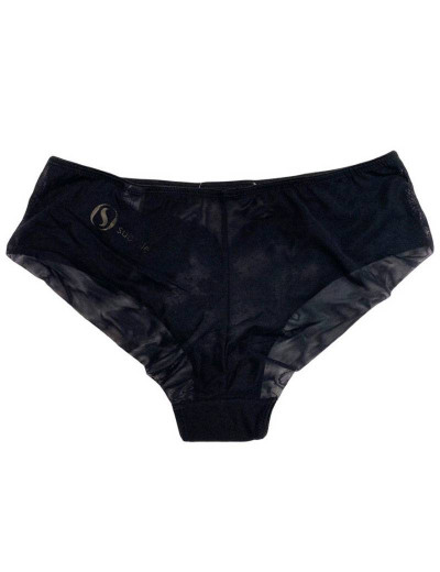 Трусы бразилиана Subtille EIR BLACK braz, Цвет: черно-бежевый, Размеры: S, изображение 7