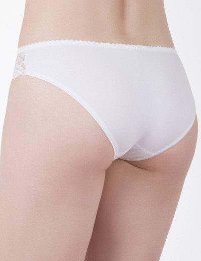 Трусы слипы низкие Lina A 4950 белый, Цвет: белый, Размеры: M, изображение 2