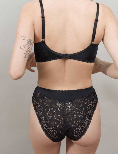 Трусы слипы Lina A 4990 черный, Цвет: черный, Размеры: L, изображение 4