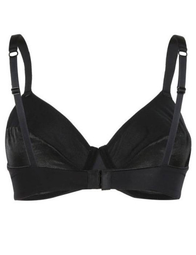 Гладкий мягкий бюстгальтер Sielei PLUS 2542 nero, Цвет: nero, Размеры: 75E, изображение 3