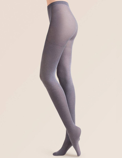 Классические колготки Gabriella 130 MELANGE 50 den серый, Цвет: серый, Размеры: 2, изображение 2