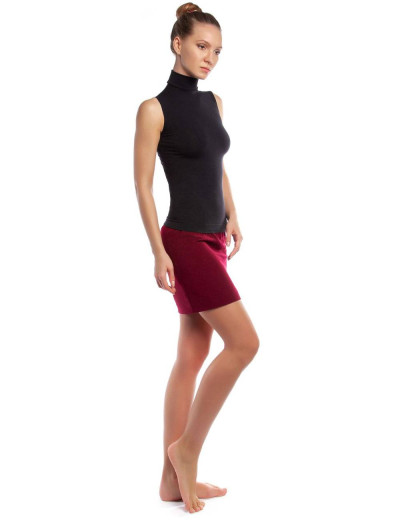 Водолазка бесшовная без рукавов Mademoiselle DOLCEVITA S/M nero, Цвет: nero, Размеры: S/M, изображение 3