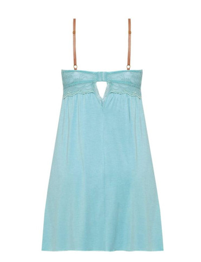 Сорочка с уплотненными чашками Nipplex HELADIA бирюза, Цвет: бирюза, Размеры: L, изображение 4