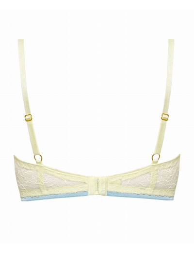 Бюстгальтер балконет пуш-ап Nipplex ILONA P-UP, Цвет: желтый, Размеры: 70E, изображение 6