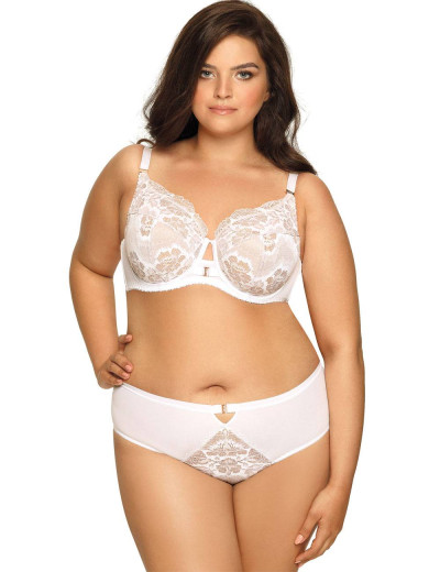 Трусы бразилиана Ava YUCCA 1937 braz белый, Цвет: белый, Размеры: 3XL, изображение 2