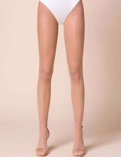 Фантазийные колготки в мелкую точку Gabriella 460 NANA, Цвета: черный, Размеры: 4, изображение 2