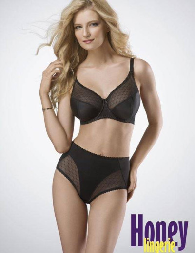 Трусы слипы макси Honey H24-15-AK черный, Цвет: черный, Размеры: 6XL, изображение 4