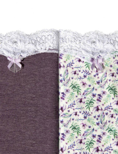 Трусы слипы мини в наборе (2шт) Janira COQUETTES vigor lace mini 1032227, Цвет: lavander, Размеры: S, изображение 2