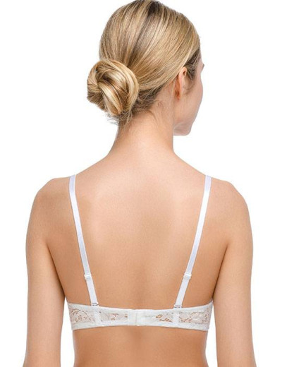 Бесшовный бюстгальтер балконет без косточек Mioocchi MADLEN 7732 bianco, Цвет: bianco (белый), Размеры: 85D, изображение 2