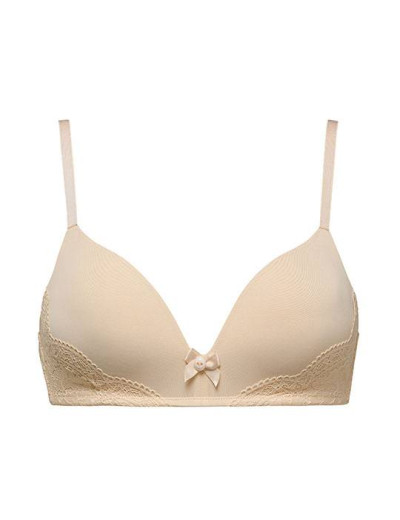 Бесшовный бюстгальтер балконет без косточек Mioocchi MADLEN 7732 cipria, Цвет: cipria, Размеры: 70B, изображение 3