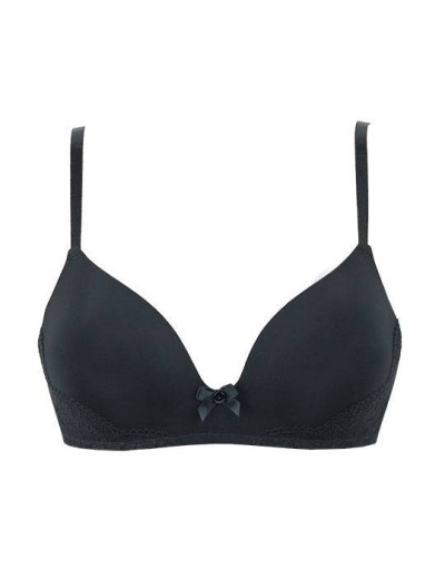 Бесшовный бюстгальтер балконет без косточек Mioocchi MADLEN 7732 nero, Цвет: nero, Размеры: 70B, изображение 5