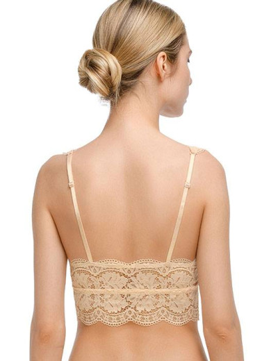 Топ-бралетт со съемными вкладышами Mioocchi MADLEN 7734 cipria, Цвет: cipria, Размеры: M, изображение 2