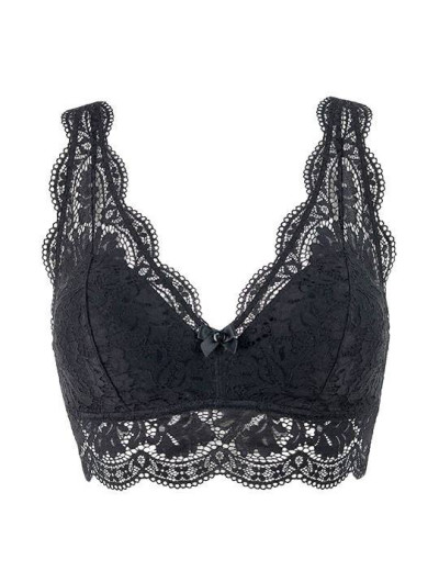 Топ-бралетт со съемными вкладышами Mioocchi MADLEN 7734 nero, Цвет: nero, Размеры: S, изображение 6