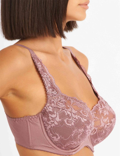 Бюстгальтер полумягкий Simona M 900 кофейно-розовый, Цвет: кофейно-розовый, Размеры: 95C, изображение 5
