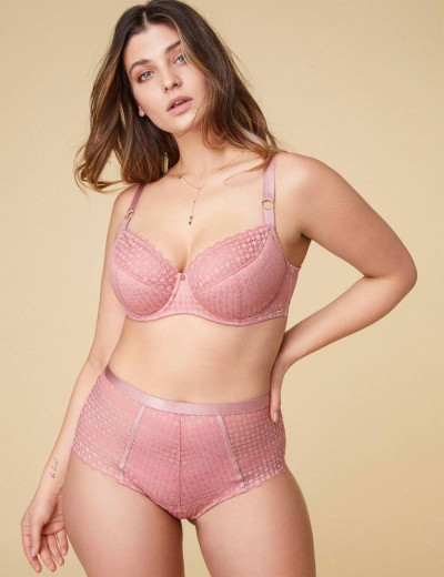 Бюстгальтер полумягкий Alles BERRY PU, Цвет: коралл, Размеры: 70F, изображение 3