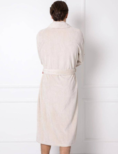 Теплый банный халат Aruelle FERNAND BEIGE, Цвет: бежевый, Размеры: 2XL, изображение 2