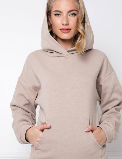 Теплый домашний комплект Aruelle KENNY BEIGE, Цвет: бежевый, Размеры: XS, изображение 4