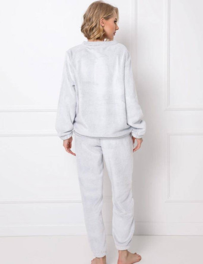 Теплый домашний комплект Aruelle MARTHINE, Цвет: светло-серый, Размеры: XS, изображение 3