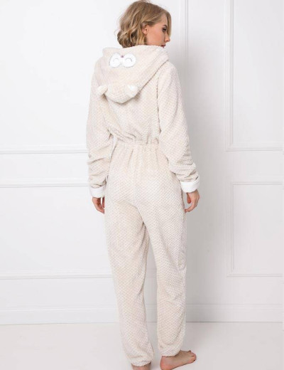 Уютный теплый комбинезон Aruelle WILLOW, Цвет: бежевый, Размеры: XS, изображение 3