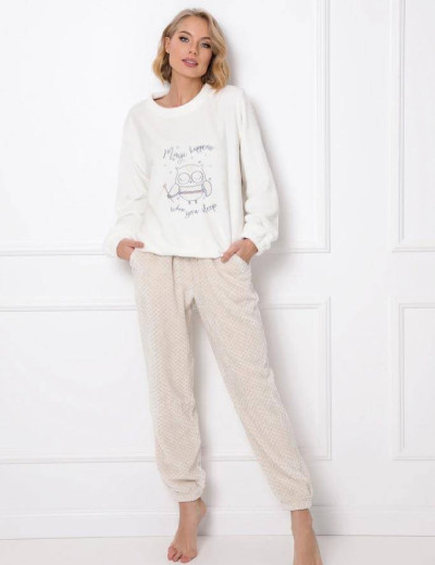 Теплый домашний комплект Aruelle WILLY, Цвет: бежевый, Размеры: M, изображение 2