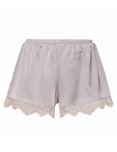 Атласная пижама с шортами Nipplex GALINA PAJAMAS, Цвет: мокка, Размеры: L, изображение 5