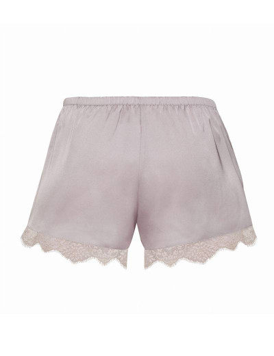 Атласная пижама с шортами Nipplex GALINA PAJAMAS, Цвет: мокка, Размеры: L, изображение 6