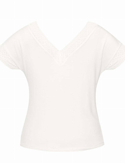 Комплект с шортами вискоза Nipplex IRYDA PAJAMAS, Цвет: экрю, Размеры: XL, изображение 4