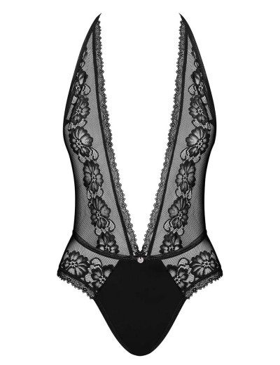 Соблазнительное боди Obsessive CANNDIS TEDDY, Цвет: черный, Размеры: S/M, изображение 3