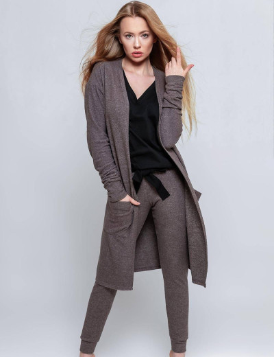 Кардиган Sensis MILEE BROWN, Цвет: коричневый, Размеры: S/M, изображение 2