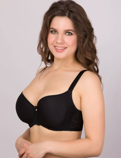 Бюстгальтер спейсер VOVA PAOLA V48424 черный, Цвет: черный, Размеры: 75B, изображение 5